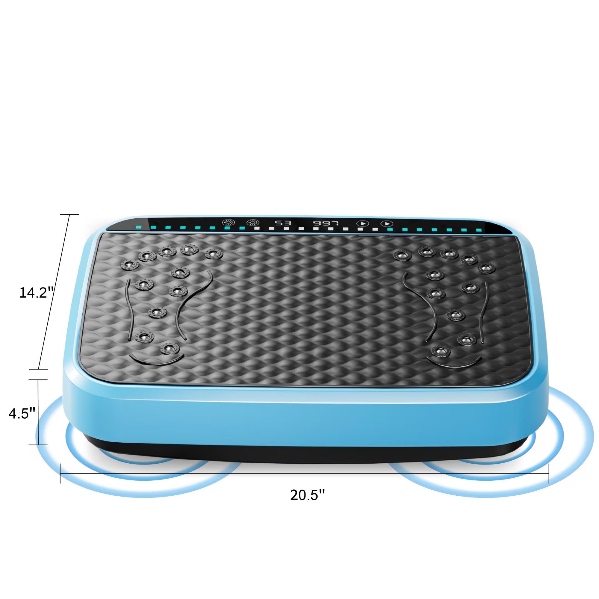 Vibration Plate Exercise Machine, Whole Body Fitness Platform For Lymphatic Drainage,