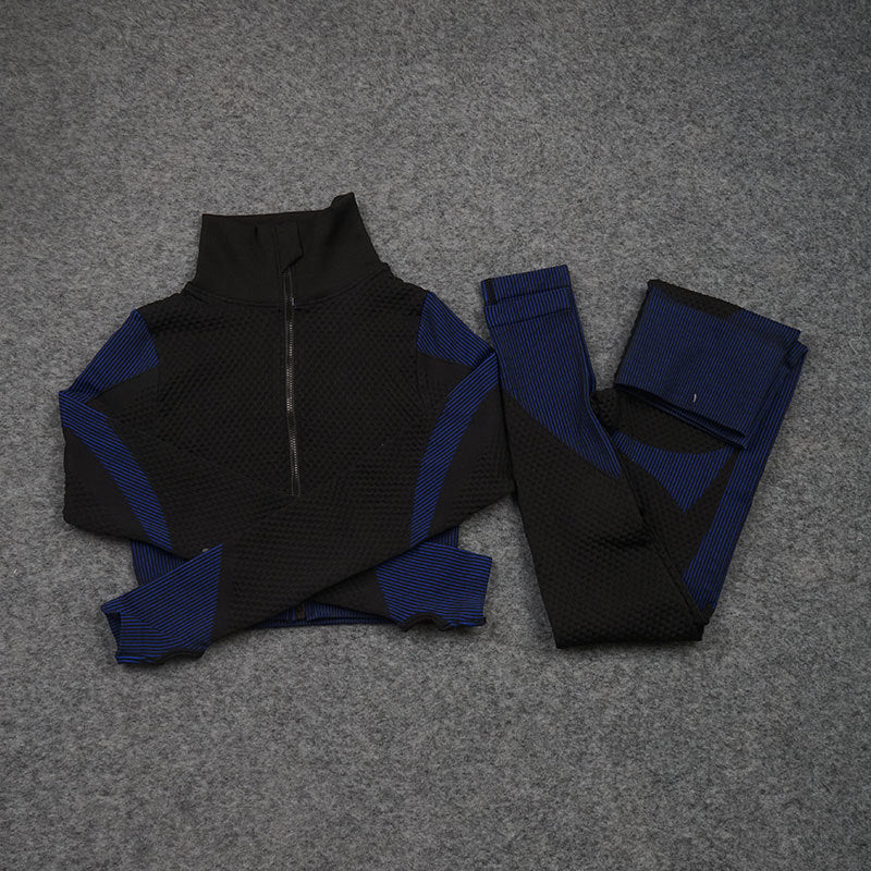 Three-piece Stretch Fitness Suit